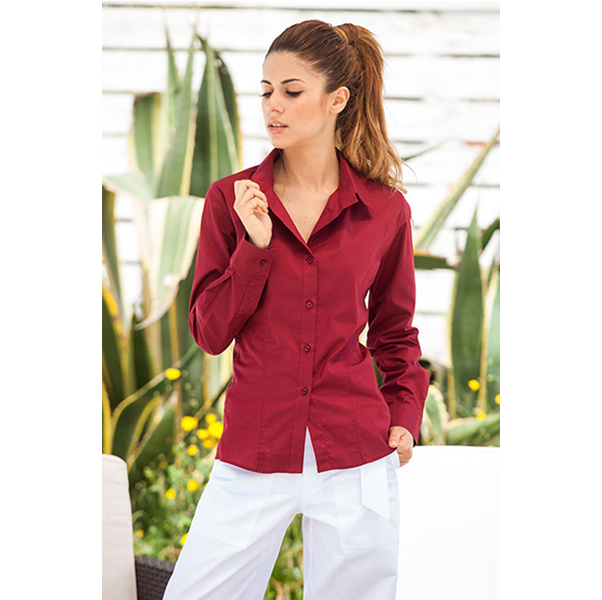 Camicia donna elasticizzata manica lunga - immagine 6