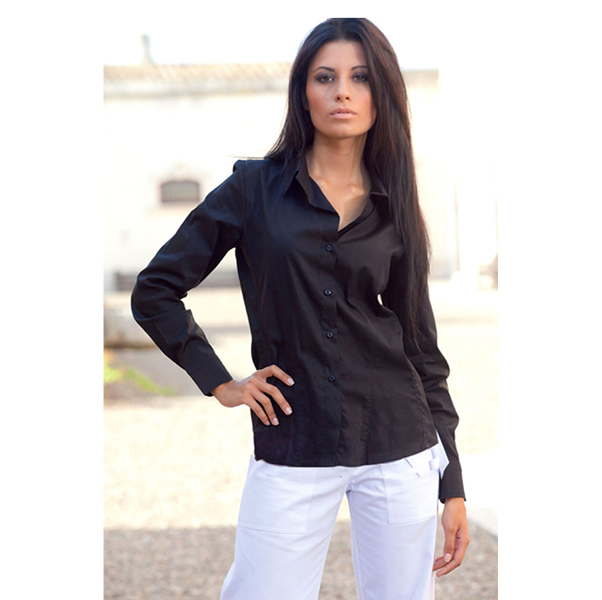 Camicia donna elasticizzata manica lunga - immagine 5