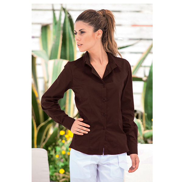 Camicia donna elasticizzata manica lunga - immagine 4