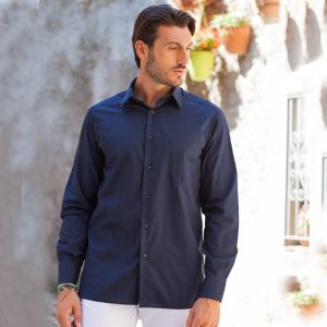 Camicia uomo in cotone egiziano manica lunga