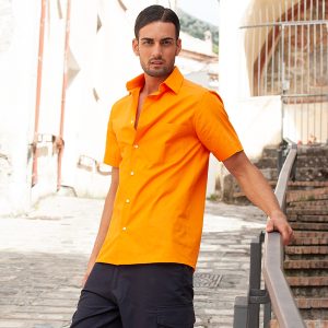 Camicia uomo cotone egiziano manica corta