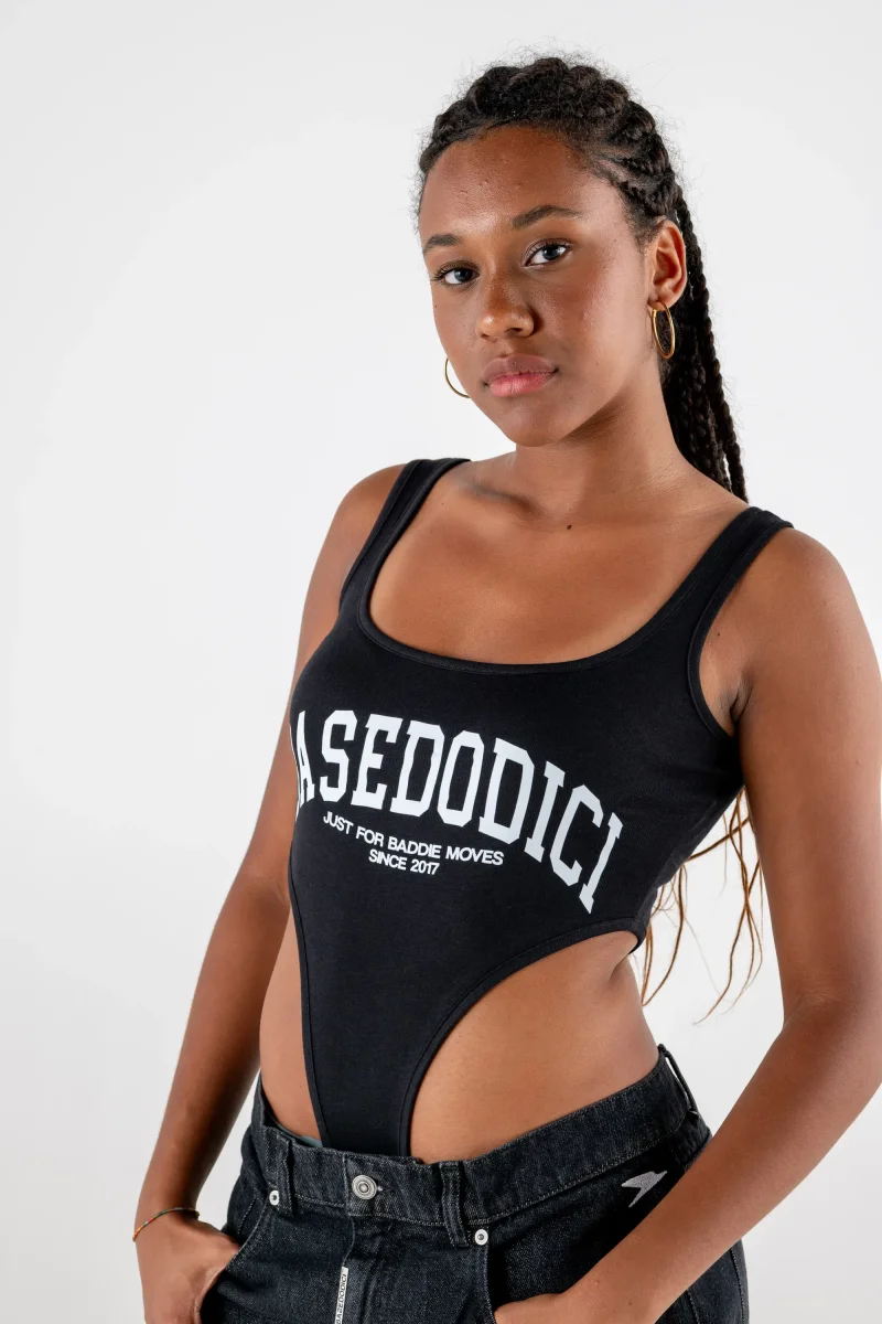 Basedodici Body "FOR SUMMER" Black - immagine 3