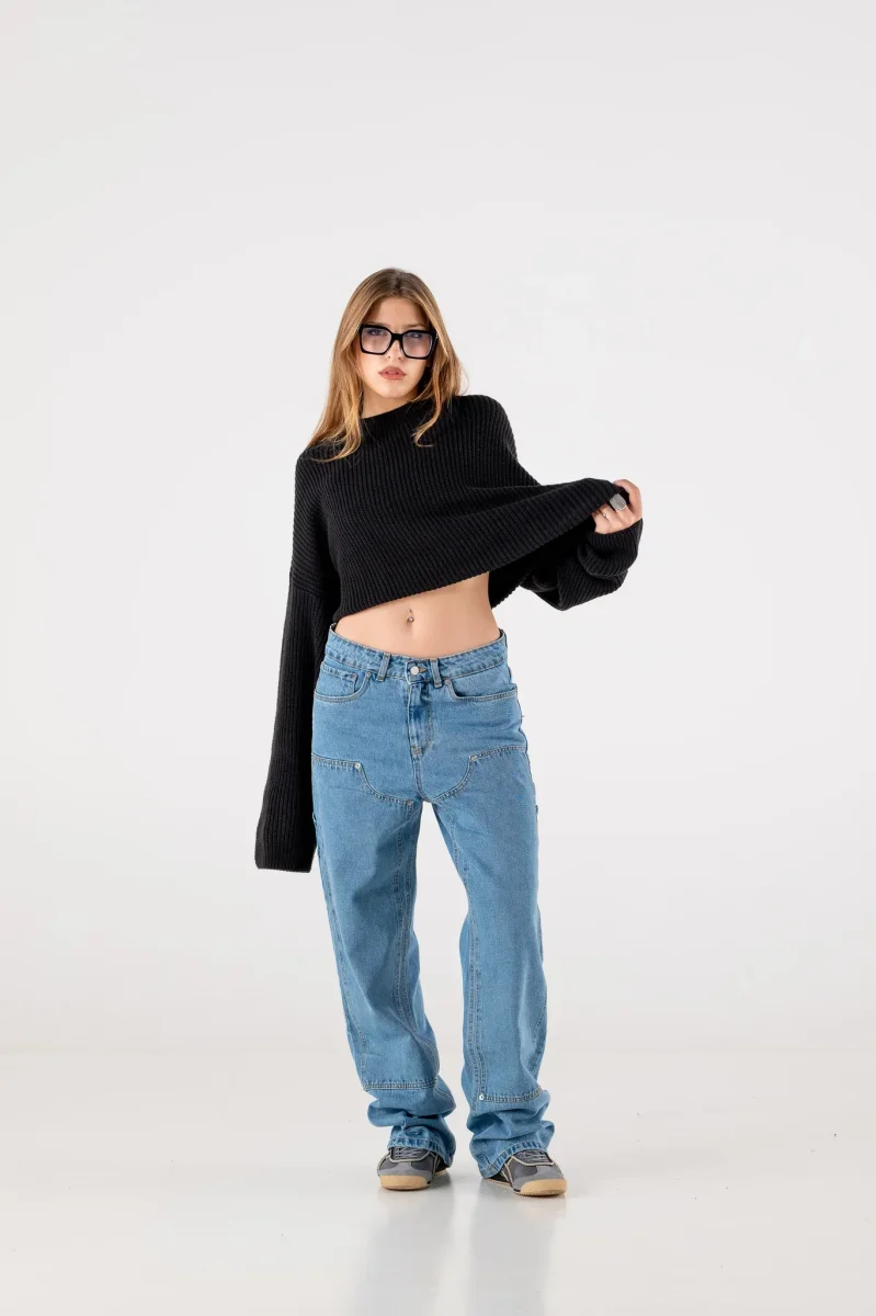 Basedodici Sweater Streets Black - immagine 6