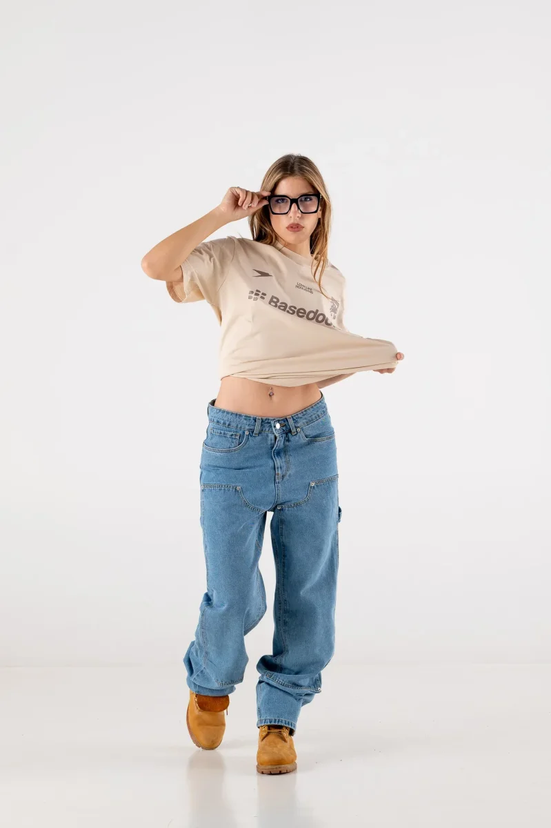 Basedodici T-Shirt Club Beige - immagine 5