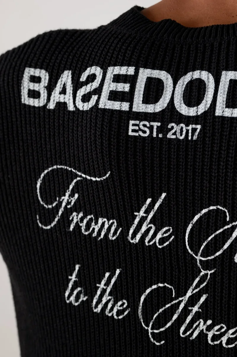 Basedodici Sweater Streets Black - immagine 9
