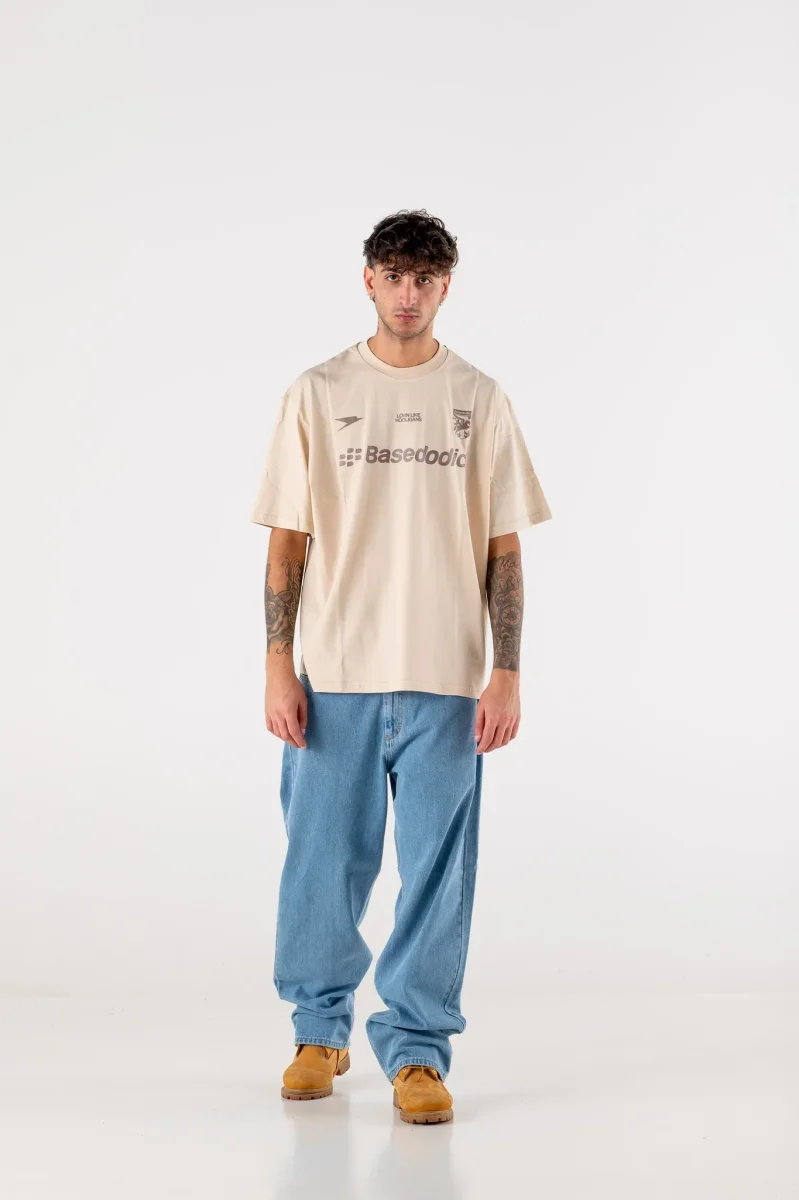 Basedodici T-Shirt Club Beige - immagine 3