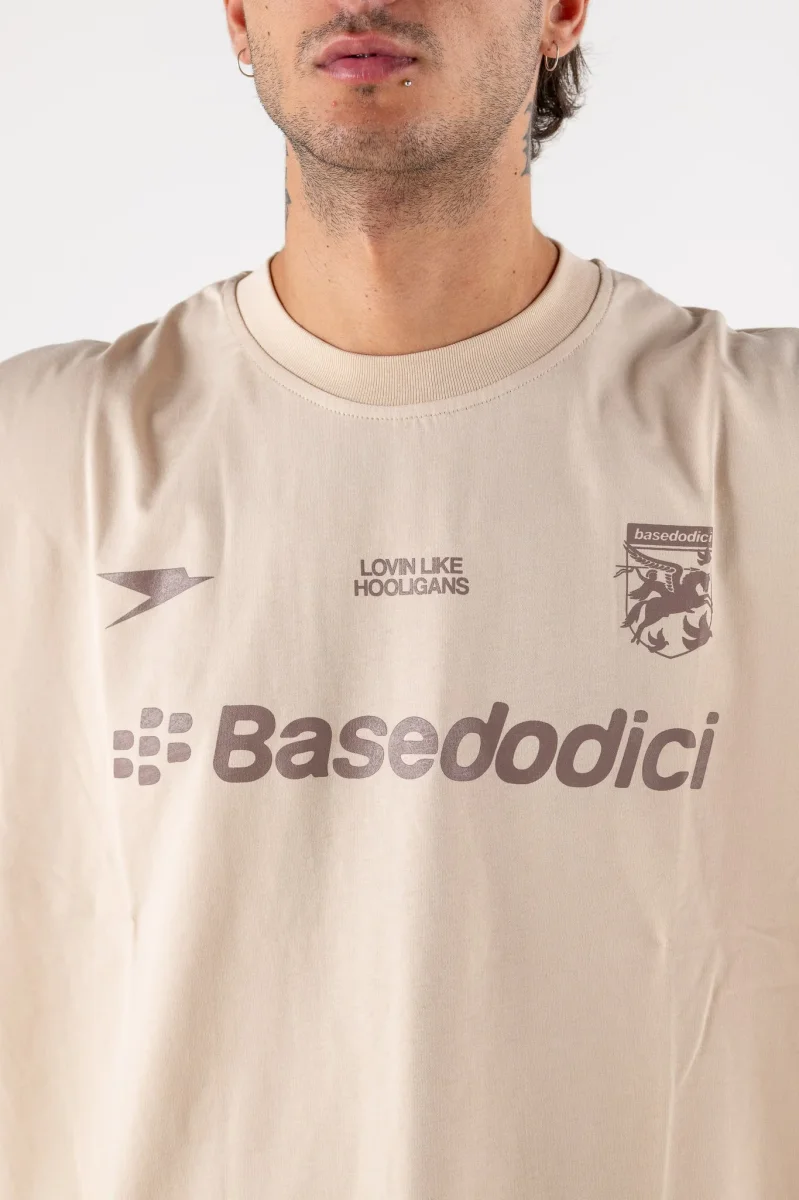 Basedodici T-Shirt Club Beige - immagine 6
