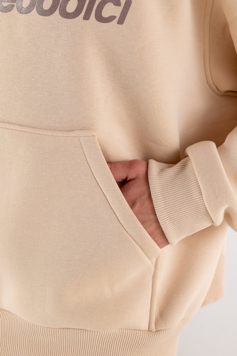 Basedodici Hoodie Club Navy Beige - immagine 7