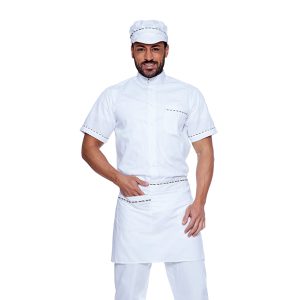 Camicia cuoco profili tricolore