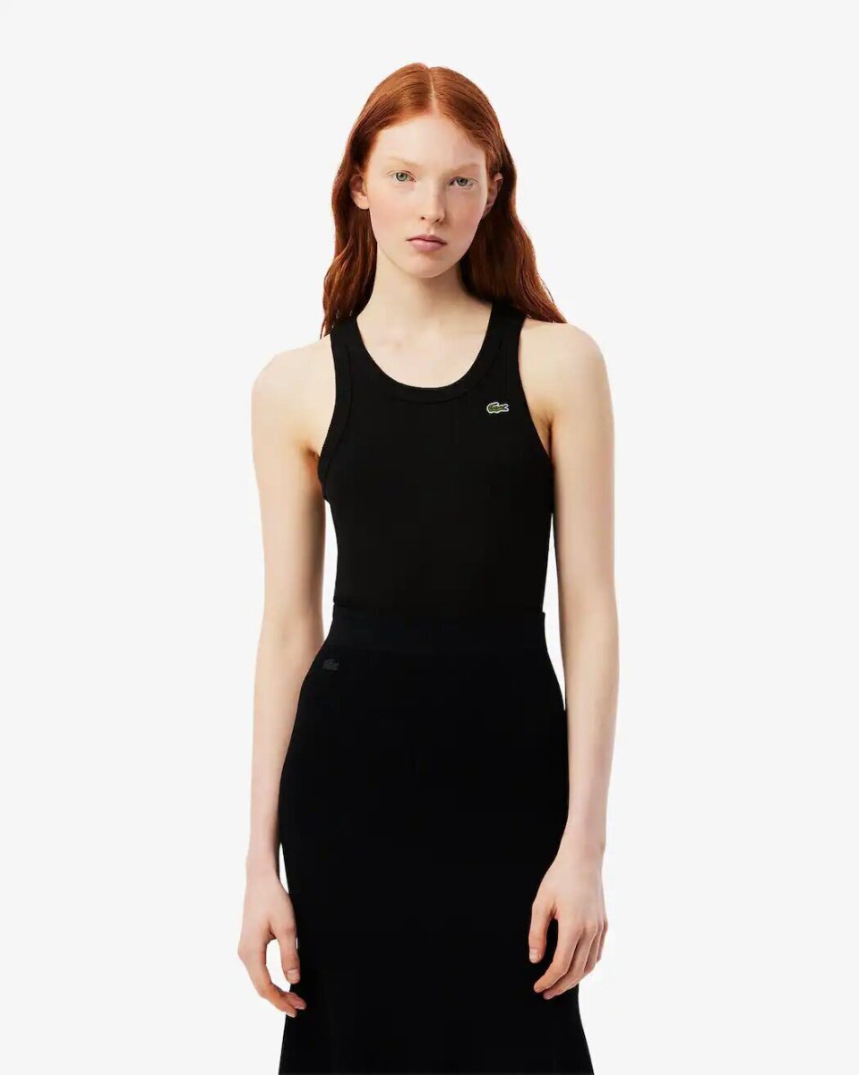 LACOSTE Canotta in cotone slim fit - immagine 2