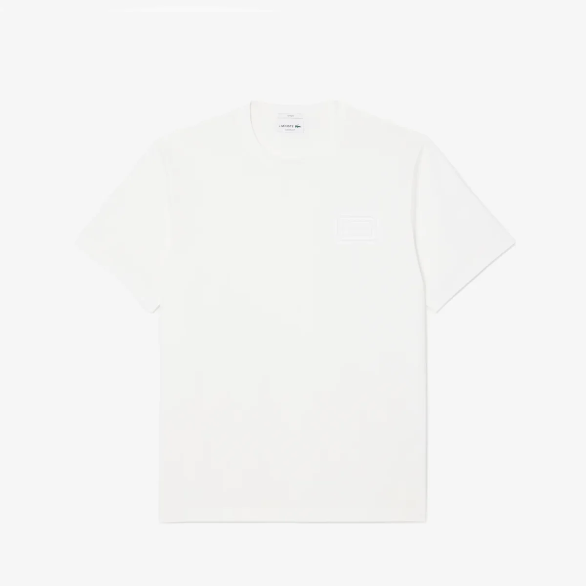 LACOSTE T-SHIRTS CREWNECK RELIEVE WHITE TH0753-70V - immagine 2