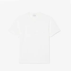 LACOSTE T-SHIRTS RELIEVE WHITE TH0794-70V