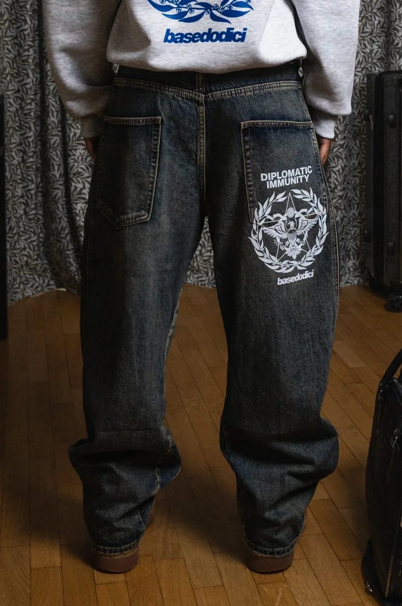 Basedodici "WORLD TOUR" Baggy Denim - immagine 8