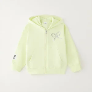 felpa con zip bambina