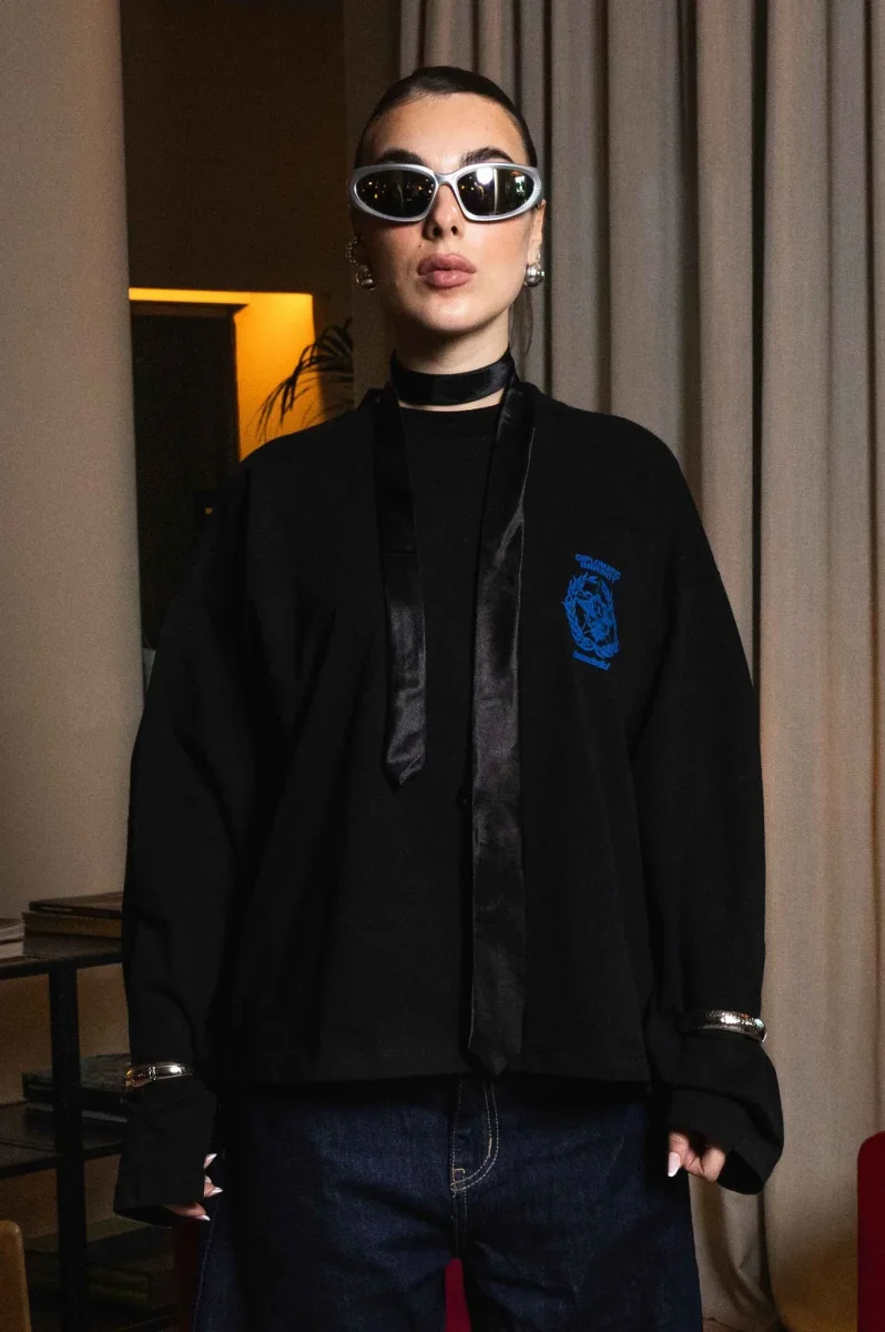 Basedodici "WORLD TOUR" X-Ray Longsleeve Black - immagine 6