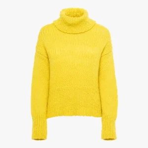 MANILA GRACE Maglia scatoletta collo alto