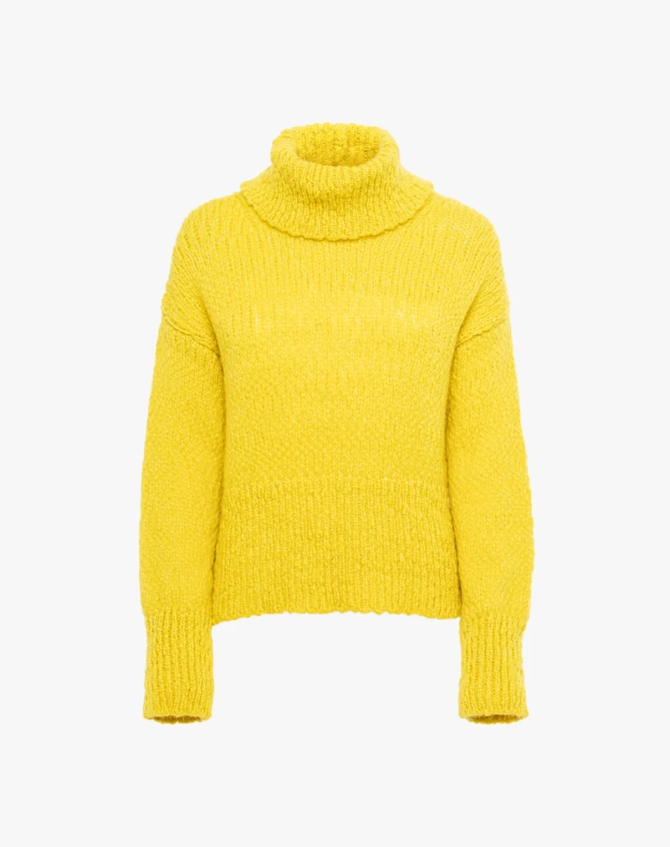 MANILA GRACE Maglia scatoletta collo alto