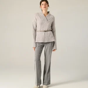 MANILA GRACE Maglione con collo a V