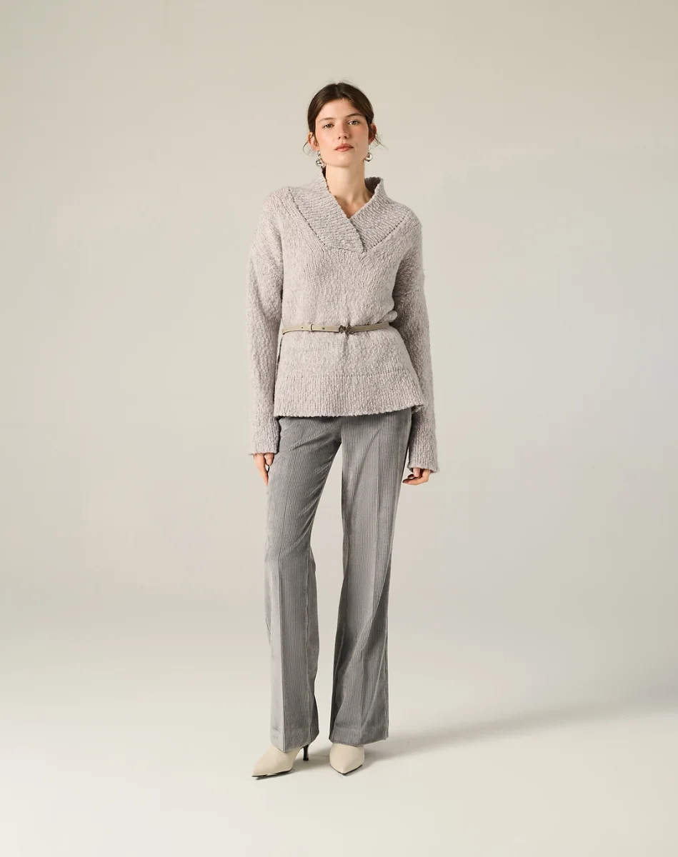 MANILA GRACE Maglione con collo a V