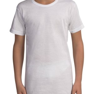 MAGLIA MEZZA MANICA RAGAZZO GIROCOLLO 100% PURO COTONE JERSEY