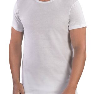 MAGLIA MEZZA MANICA UOMO GIROCOLLO 100% PURO COTONE JERSEY