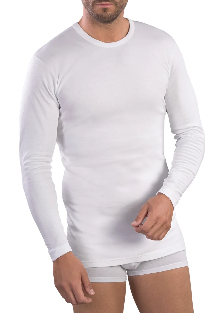 MAGLIA MANICA LUNGA GIRO COLLO BIELASTICO - immagine 2