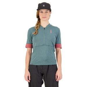 Mons Royale T-shirt donna Cadence Half Zip