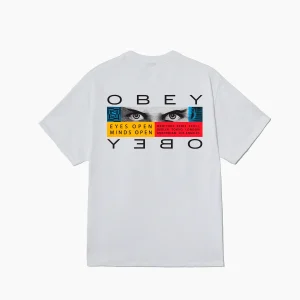 OBEY CLOTHING EYES OPEN CLASSIC T-SHIRT WHITE 165264331-WHT