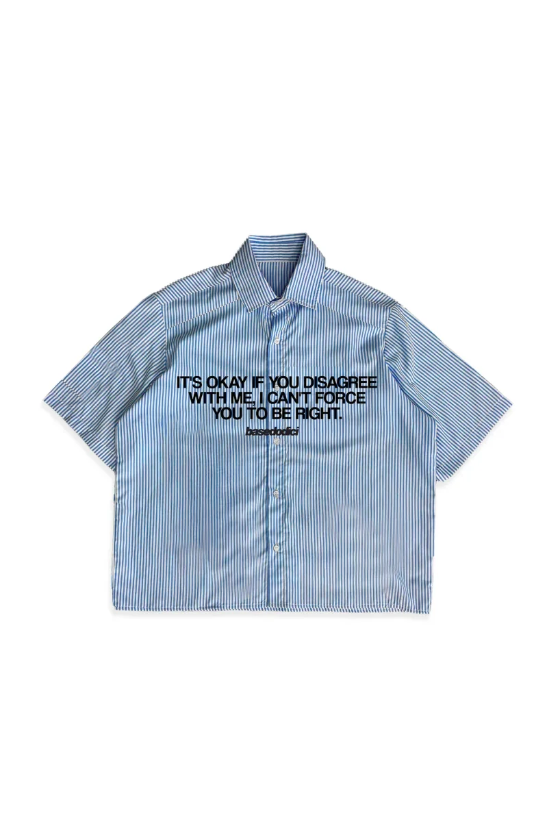 Basedodici Act2 Boxy Stripe Shirt