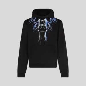 Phobia Black Hoodie Blue Thunder