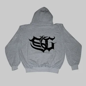 Sgangher Boxy Fit Hoodie Grey