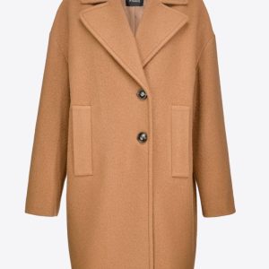 PINKO Cappotto cocoon in panno