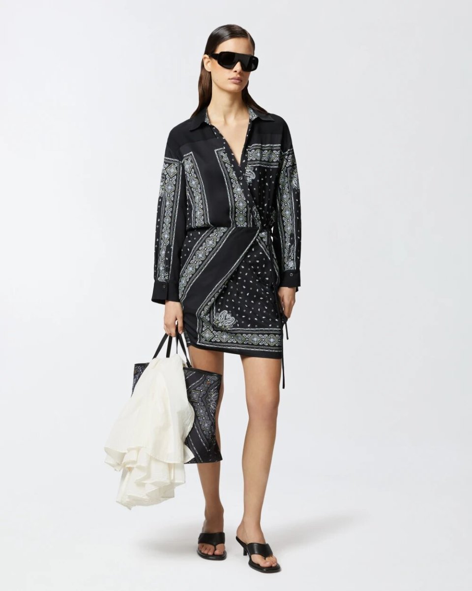 PINKO Mini abito a camicia stampa bandana - immagine 2