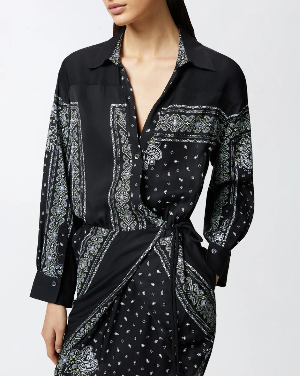 PINKO Mini abito a camicia stampa bandana - immagine 4