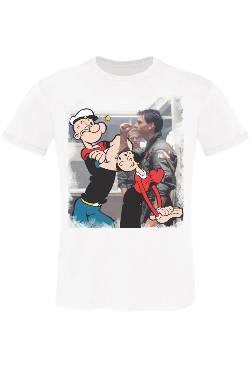 Popeye & Olivia – T-shirt Uomo Urban Slub 100% Cotone - immagine 3