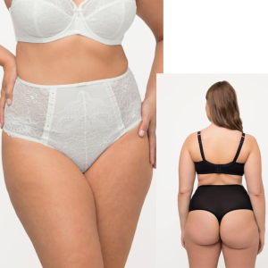 Perizoma con pizzo e applicazione