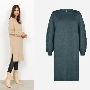 Vestito petrolio in viscosa eco sostenibile