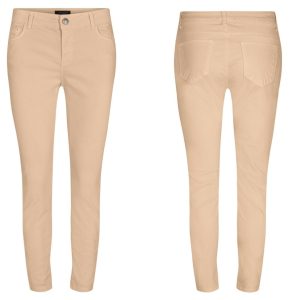 jeans beige elasticizzato 5 tasche