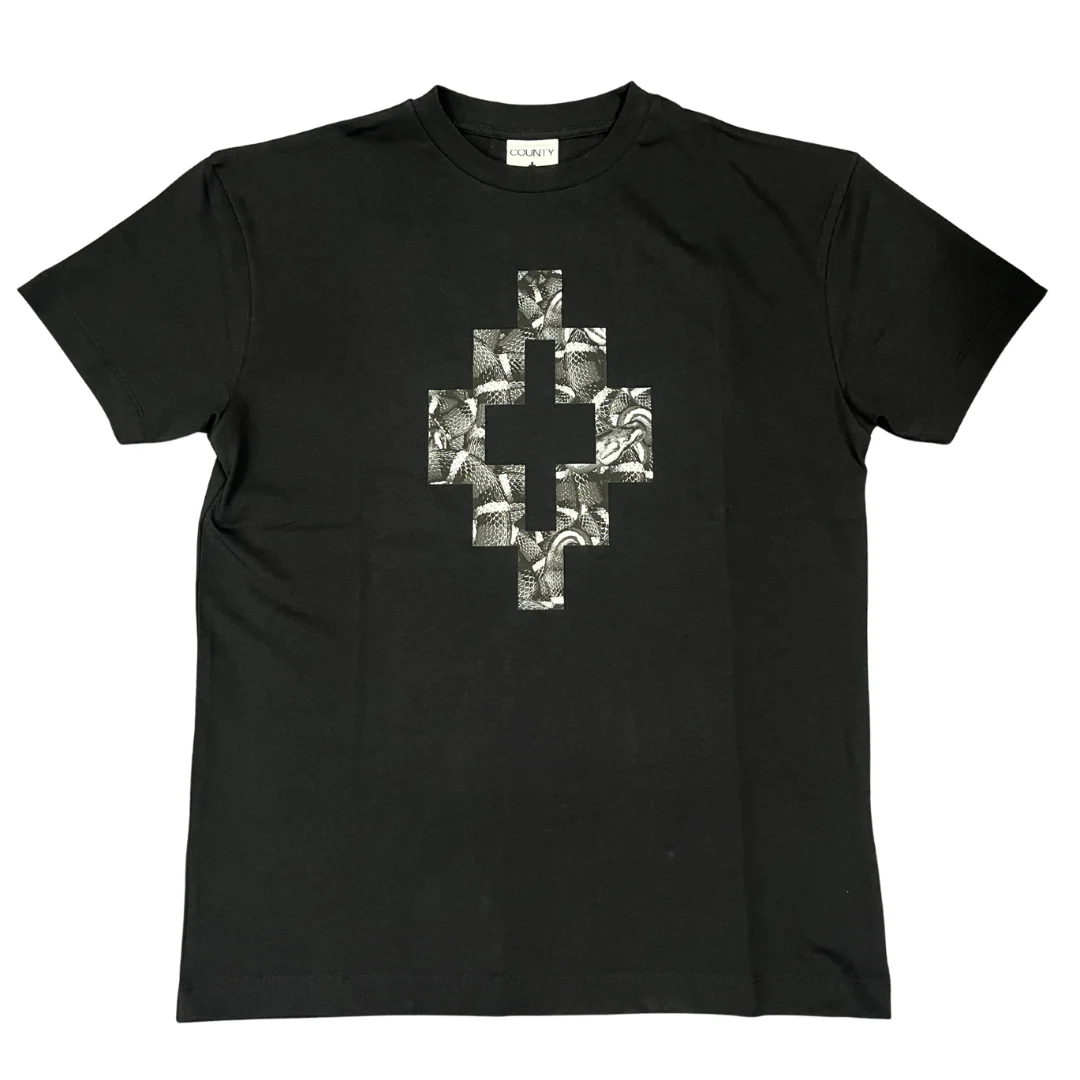 County of Milan T-Shirt Con Stampa Serpente - immagine 2