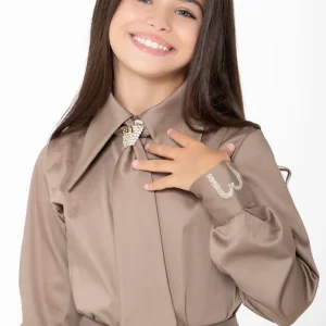 Camicia tortora baby