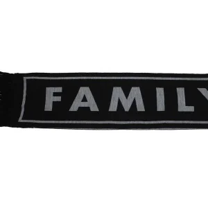 Family First Black Large Scarf Logo