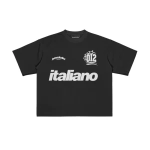 Basedodici Tshirt Italiano Black