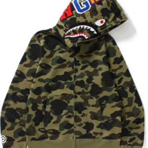 BAPE 1st Camo Shark Full Zip Hoodie