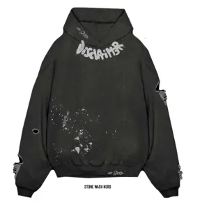 Disclaimer Stone Wash Hoodie