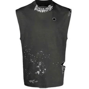 Disclaimer Stone Wash Tanktop