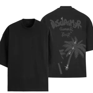 Disclaimer Tshirt Palms Pailettes