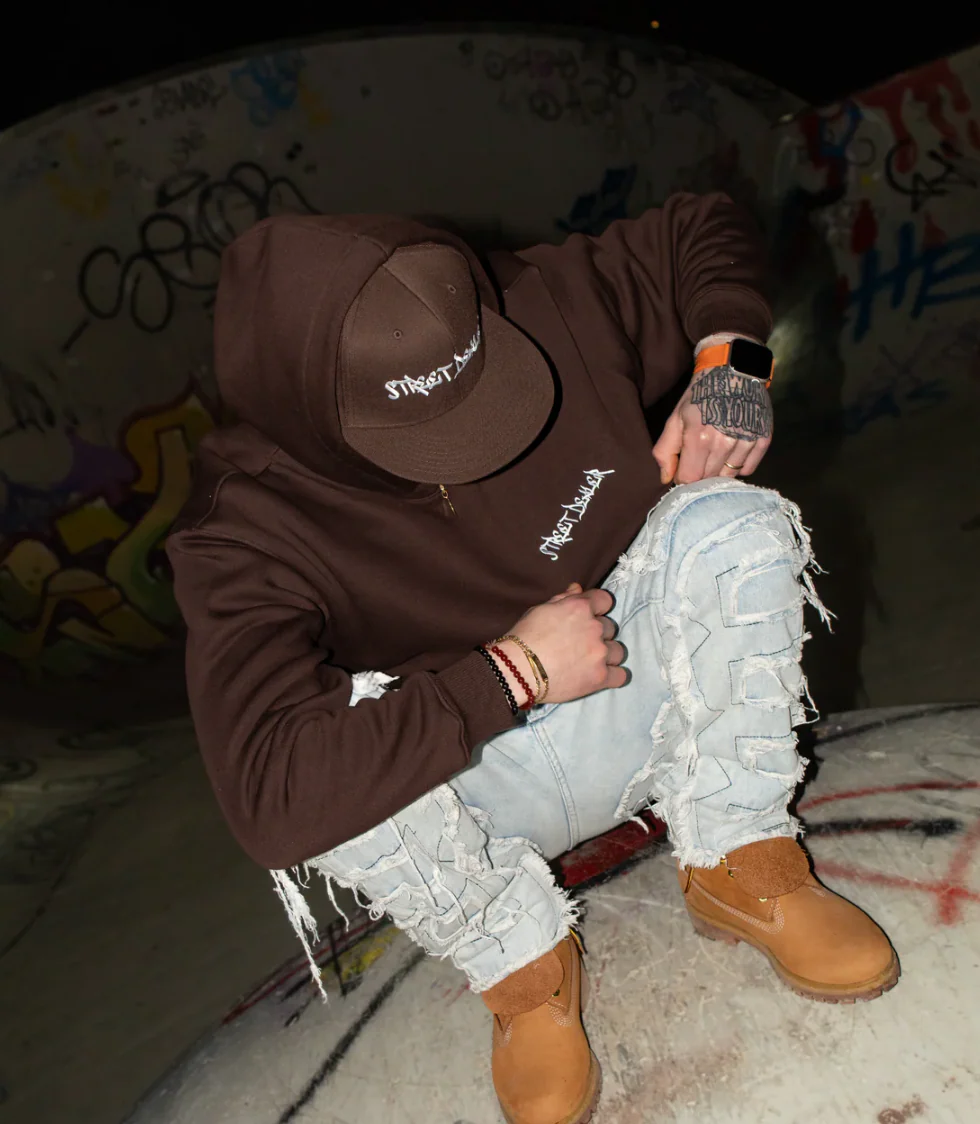Street Dealer Hoodie Boxy Brown - immagine 3