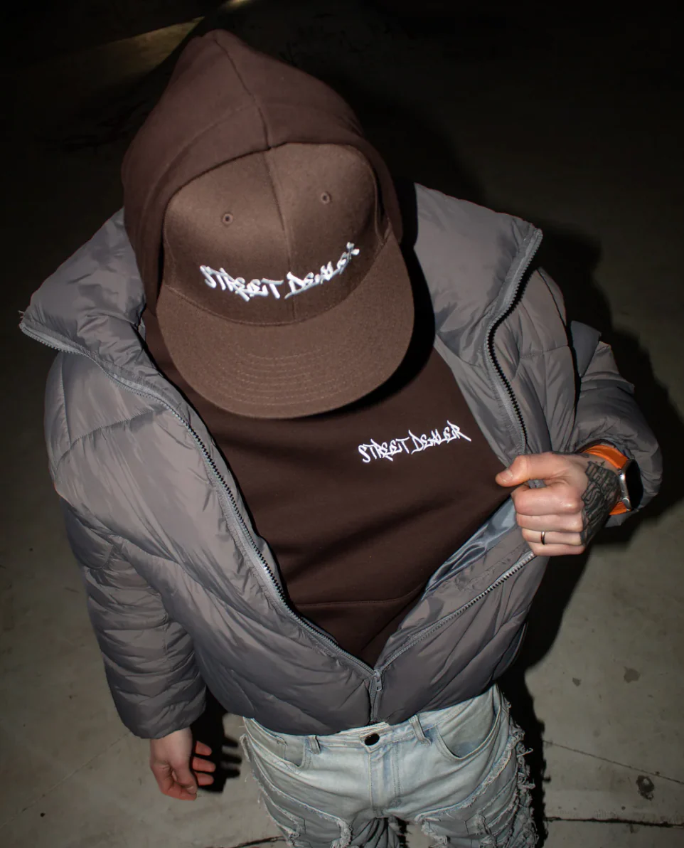 Street Dealer Hoodie Boxy Brown - immagine 4