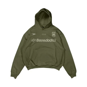 Basedodici Hoodie Club Navy Green