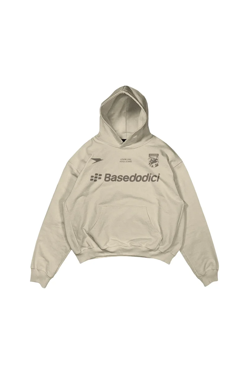 Basedodici Hoodie Club Navy Beige - immagine 2
